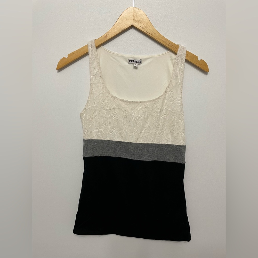 EXPRESS Color Block Tank